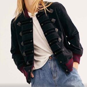 🍁FALL SALE🍁 Free People We Are The Free Atlas Corduroy Bomber Jacket